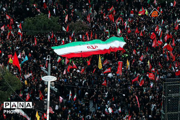 تشییع پیکر رهبر شهید انقلاب در مشهد مقدس-۱
