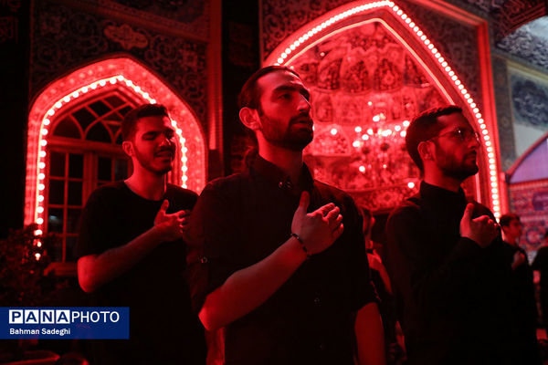 مراسم عزاداری شب تاسوعای حسینی (ع) در آستان امامزاده صالح(ع)