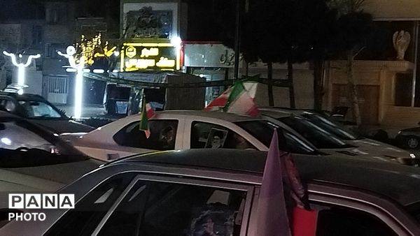 رژه ماشینی در روز های آخر سال ۱۴۰۴
