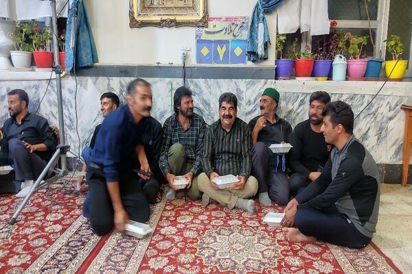 مراسم عزاداری شب تاسوعای حسینی در مسجد جامع شهر بار