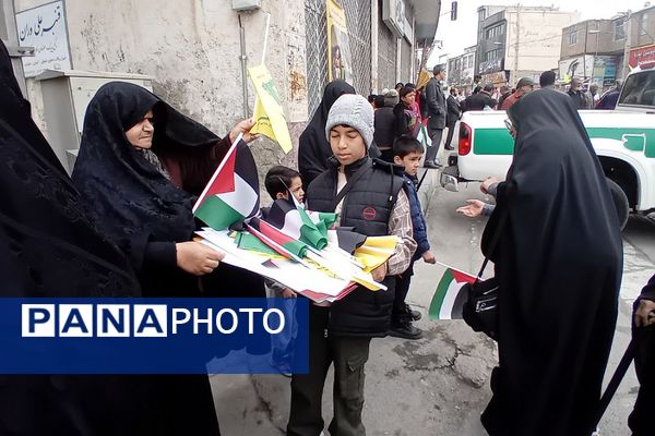 حضور پرشور مردم و مسئولان روزه‌دار شهرستان فیروزکوه پررنگ‌تر از هر سال در راهپیمایی روز قدس