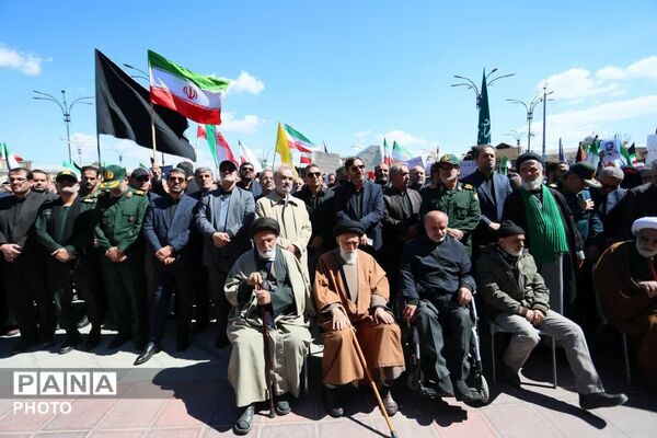 مراسم چهلمین روز شهادت قائد شهید حضرت آیت‌الله امام خامنه‌ای در همدان