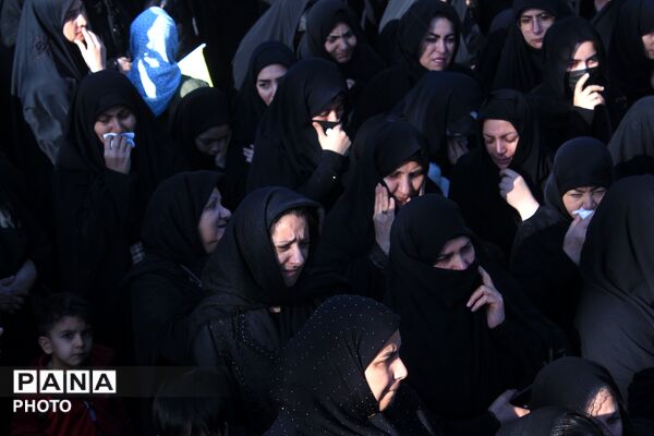 تشییع و تدفین پیکر شهید امیرحسن کاظمی