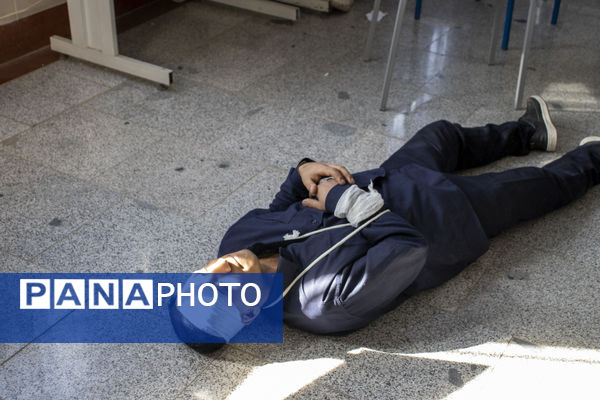 برگزاری مانور سراسری زلزله و ایمنی در مدارس شهرستان محلات 