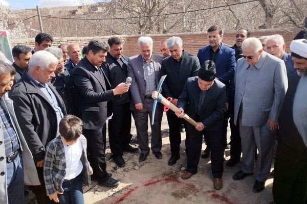 آغاز ساخت مدرسه شش‌کلاسه خیرساز «حاج غلام‌حسین صالحی» در کهنمو