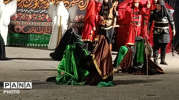 مراسم شبیه خوانی در میدان باغشمال تبریز
