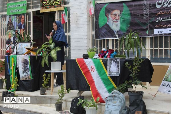 کاشت نهال همزمان با چهلمین روز شهادت فرشتگان میناب 