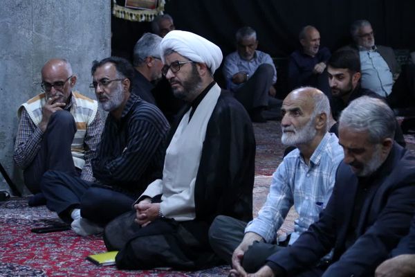 عزاداری شهادت امام جعفر صادق (ع) در آبیک 