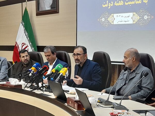 نشست خبری «هفته دولت» در استانداری خراسان رضوی 