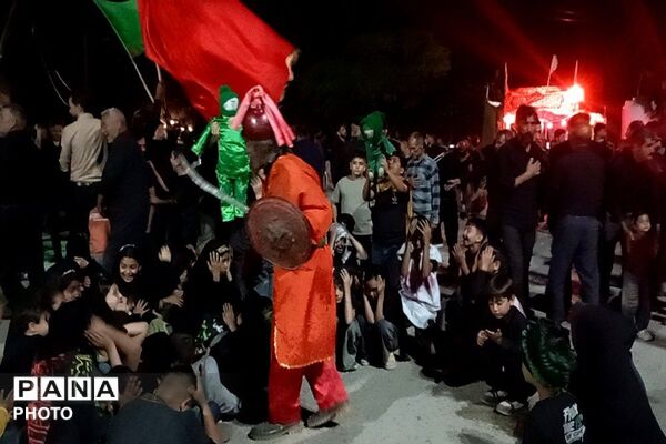 مراسم شام غریبان سالار شهیدان  در حسینیه شهدای شهر بار