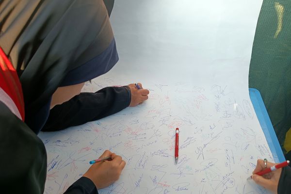 اختتامیه دومین پویش دانش‌آموزی «مقاومت، آغاز نصرالله» در کرمانشاه 