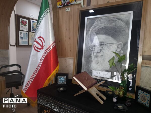 مدرسه شاهد شهیده ناهید فاتحی؛ میزبان زائران مراسم تشییع رهبر شهید