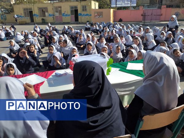 شور و شوق انتخابات شورای دانش آموزی در دبستان دخترانه میمنت زین اقلی