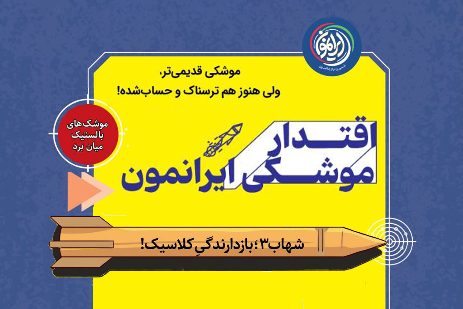 شهاب‑۳؛ ستون بازدارندگی موشکی ایران با برد ۱۳۰۰ کیلومتر