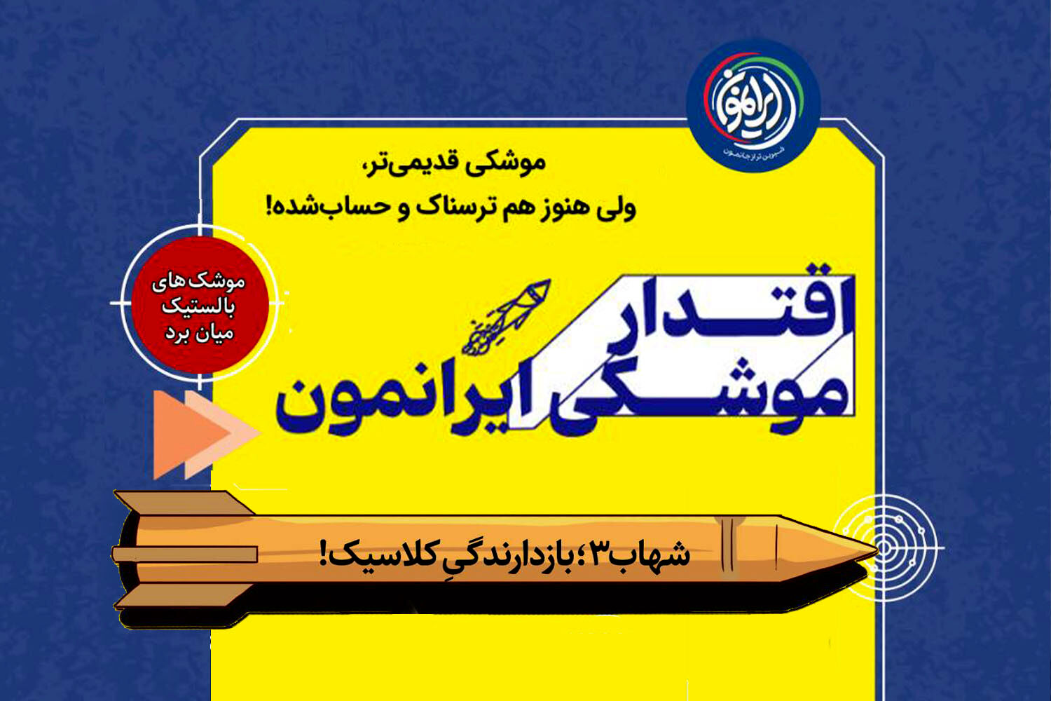 شهاب‑۳؛ ستون بازدارندگی موشکی ایران با برد ۱۳۰۰ کیلومتر