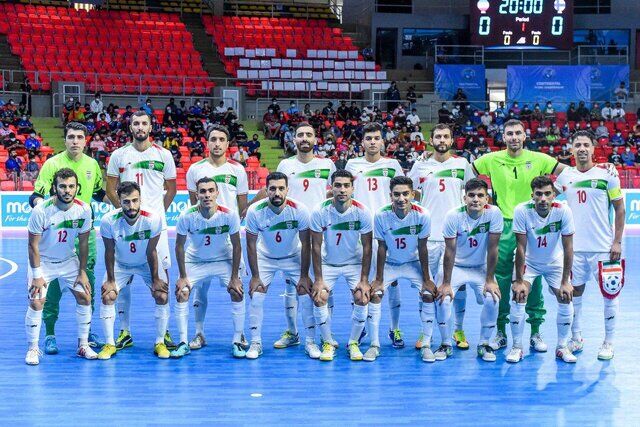 تیم ملی فوتسال در نخستین گام سفیدپوش شد