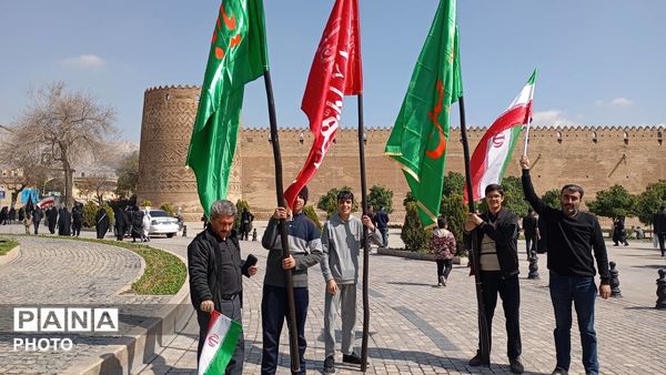 وداع با شهدای مدافع اقتدار وطن در شیراز