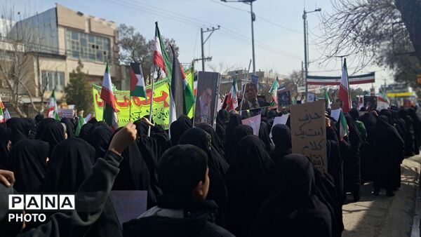لبیک مردم شهرستان شیروان به رهبری با حضور باشکوه در راهپیمایی روز قدس