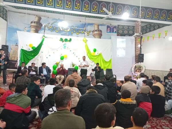 حضور پرشور گروه سرود دبستان شهید پسندیده در جشن ها و مراسمات ولادت امام علی (ع)