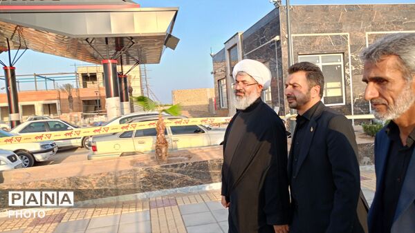 بازدید امام جمعه کاشمر از موکب صندوق امام حسین در محور کاشمر-خلیل آباد