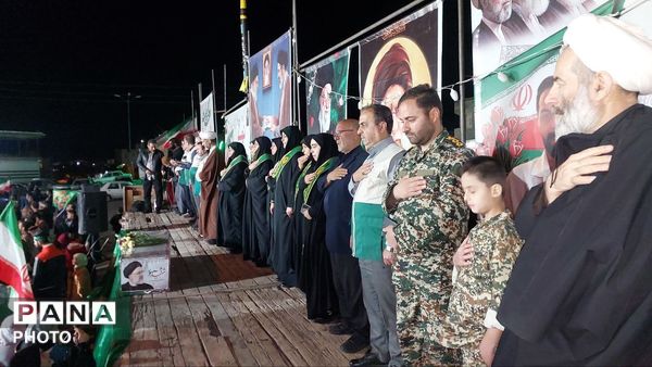 یادبود دومین سالگرد شهادت شهید سید ابراهیم رئیسی در ازندریان 