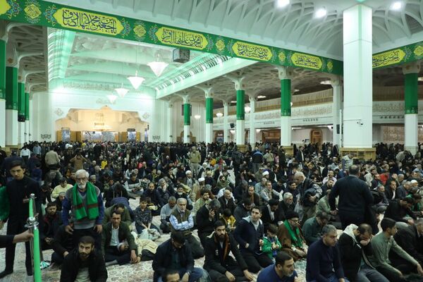 جشن میلاد امام حسین(ع) در حرم حضرت معصومه(س)