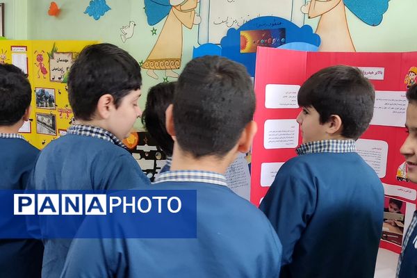 دستاوردهای خلاقانه دانش‌آموزی در دبستان پسرانه پانزده خرداد شهرری