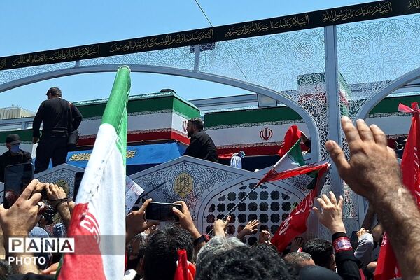 میثاق سرخ؛ تهران در قاب وداع با رهبر شهید
