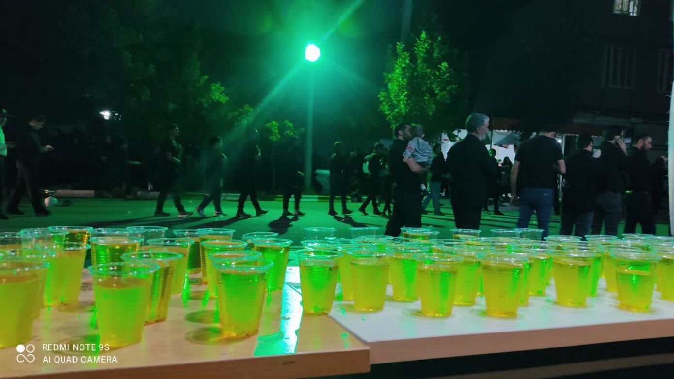 برپایی ایستگاه صلواتی در شهر تیتکانلو 