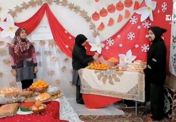 جشن پرشور یلدا در دبستان شهید جلالی دیباج