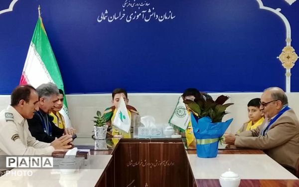 مراسم سالروز تاسیس سازمان دانش آموزی در خراسان شمالی