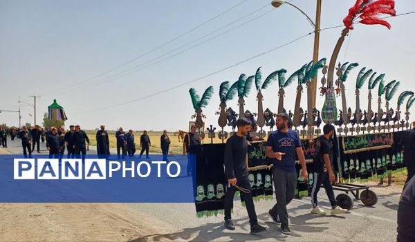 عزاداری در روستای مومن آباد قم