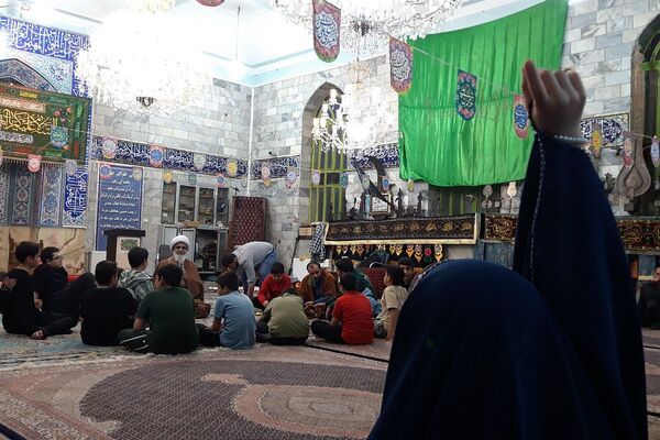 مراسم معنوی اعتکاف در مساجد شهر قدس