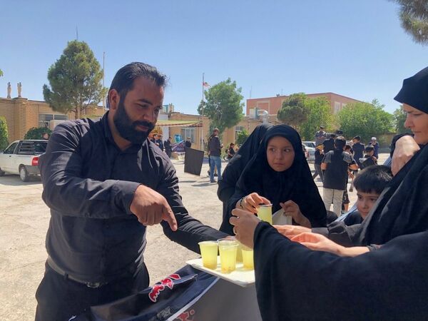 مراسم سوگواری احلی من العسل در شهرستان صالح آباد