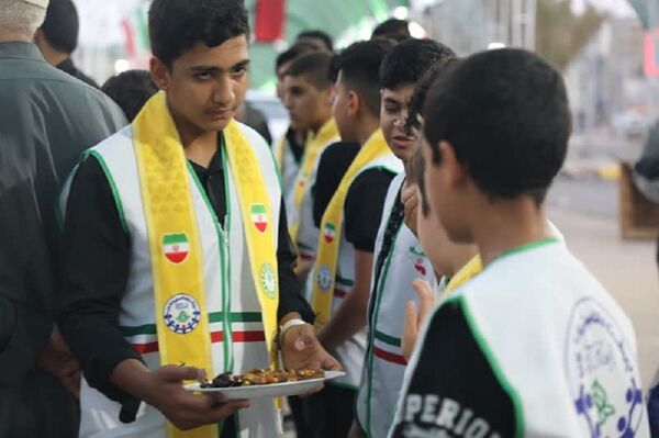 حضور معاون وزیر آموزش‌وپرورش در موکب  اربعینی انصار الحسین فرهنگیان و دانش آموزان حمیدیه