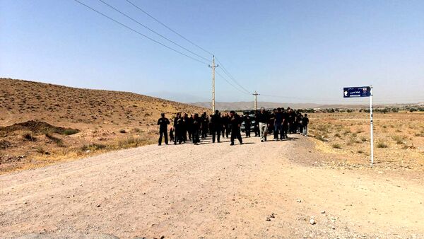 عزاداری مردم روستای جلماجرد در تاسوعای حسینی