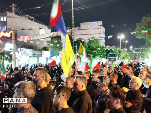 صد و شانزدهمین تجمع اقتدار فردیس در شب عاشورای حسینی