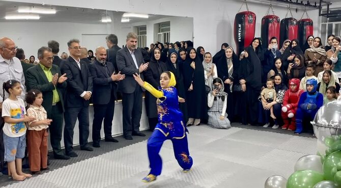 افتتاح آکادمی ورزشی آراز در شهرستان زارچ 