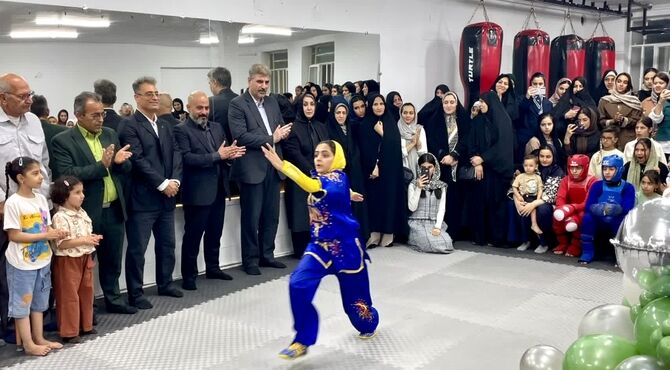 افتتاح آکادمی ورزشی آراز در شهرستان زارچ 