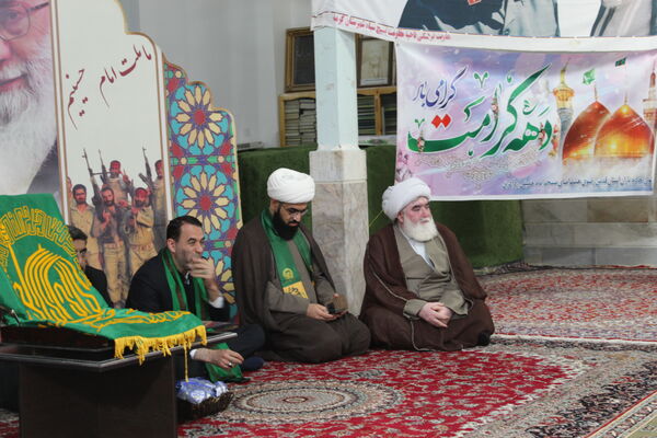 حضور کاروان آستان خورشید در شهر درق