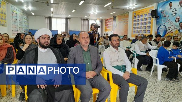 استقبال از کاروان زیر سایه خورشید در دبستان امام رضا(ع) نور