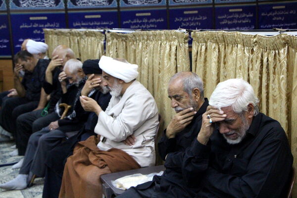 مراسم روضه اباعبدالله حسین (ع) در دفتر نماینده ولی فقیه یزد