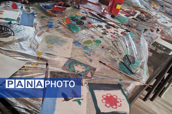 برگزاری اردوی تمشک با حضور دانش‌آموزان ناحیه یک شهرری در کانون امام خمینی(ره)