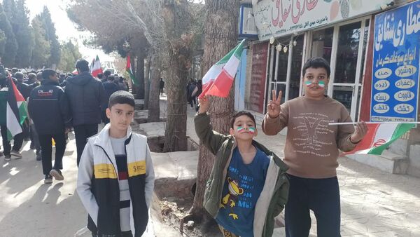 راهپیمایی باشکوه ۲۲ بهمن در کوهبنان