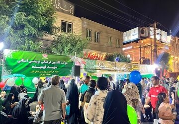 حضور پرشور دانش‌آموزان در مهمانی کیلومتری غدیر کرج