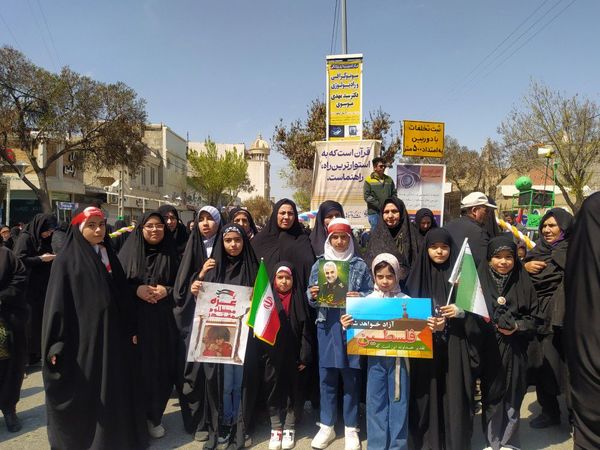 راهپیمایی روز جهانی قدس در شهرستان شیروان 