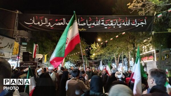 حضور شهروندان غیور شهرستان بجنورد در چهل و هشتمین شب اجتماع مردمی