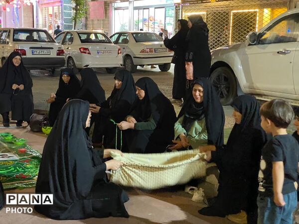 تجلی ایثار و عشق در بلوار فضل نیشابور 