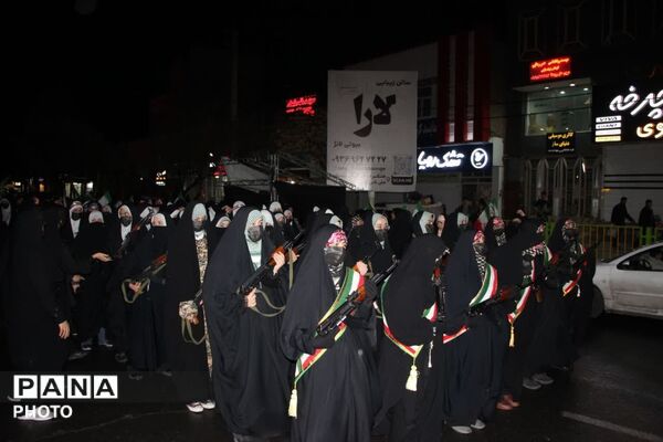 رزمایش دختران «جانفدا ایران» در شهرستان ساوجبلاغ 