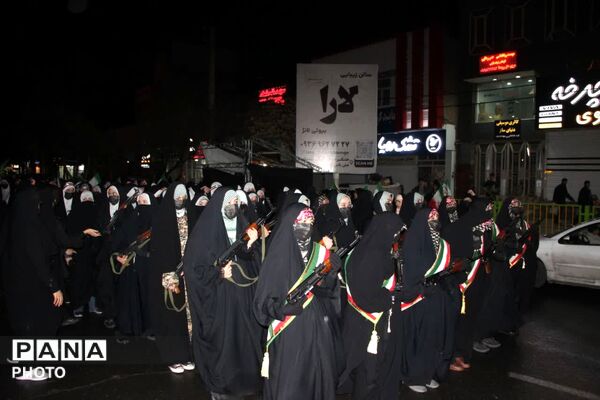 رزمایش دختران «جانفدا ایران» در شهرستان ساوجبلاغ 